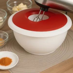 Grand bol mélangeur avec bec verseur