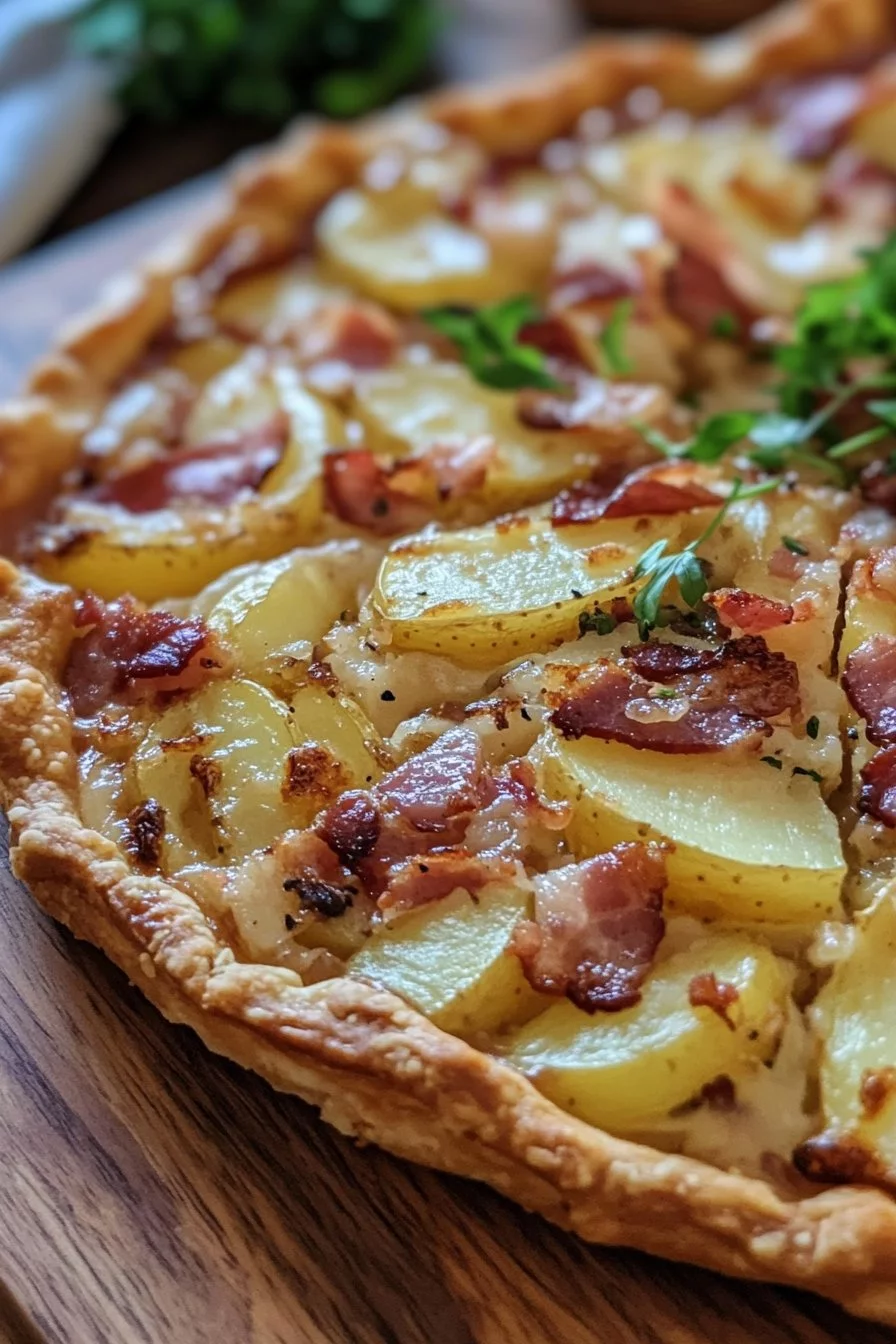 Tarte Paysanne Lard Pommes Oignons
