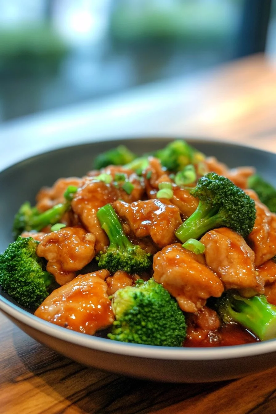 Poulet sauté au brocoli