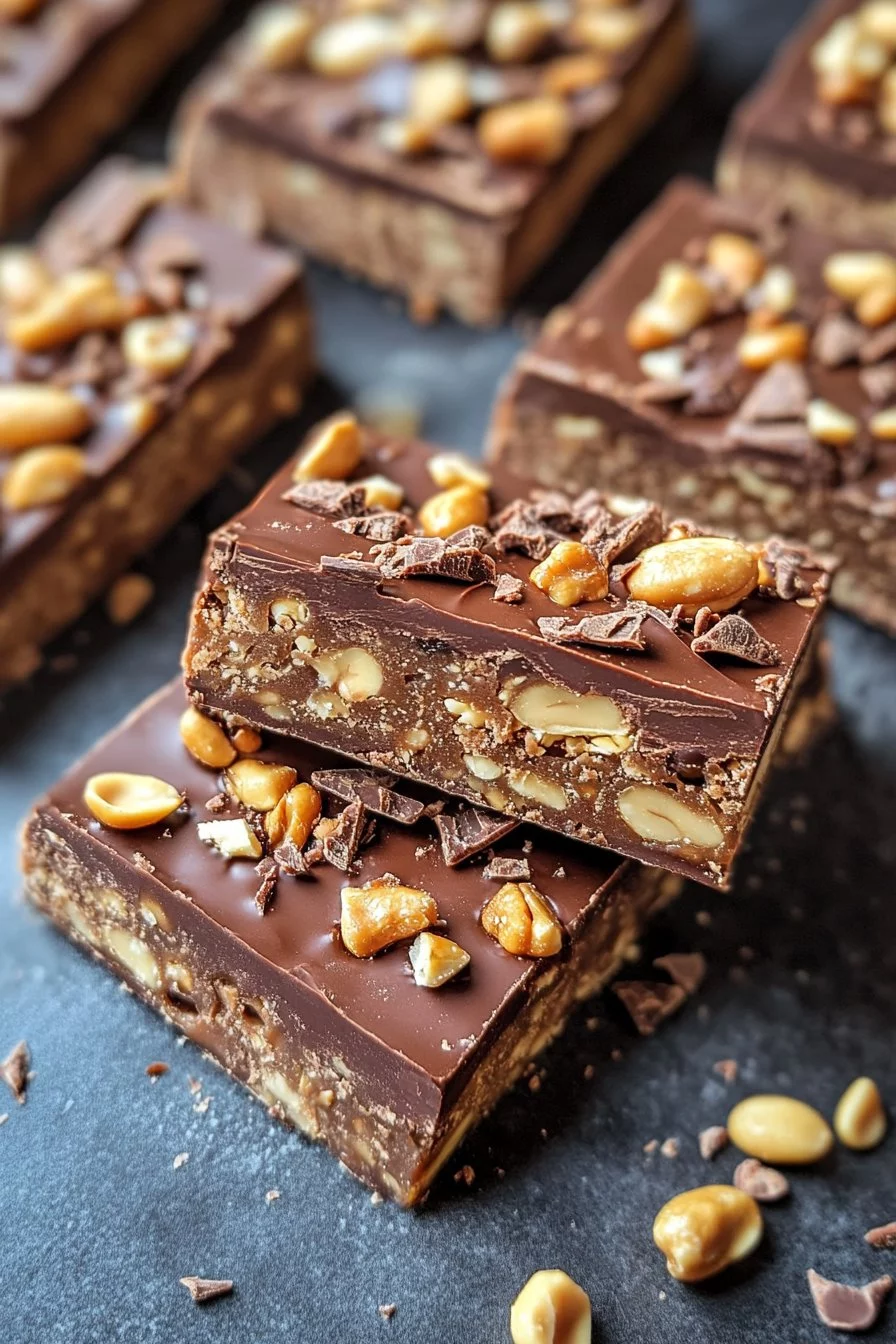 Bars with Peanut and Chocolate