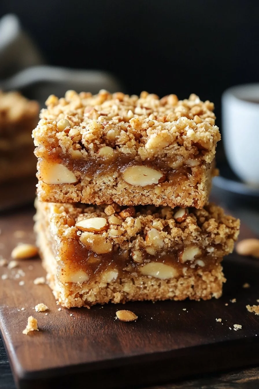 Ultra moist almond crumble squares