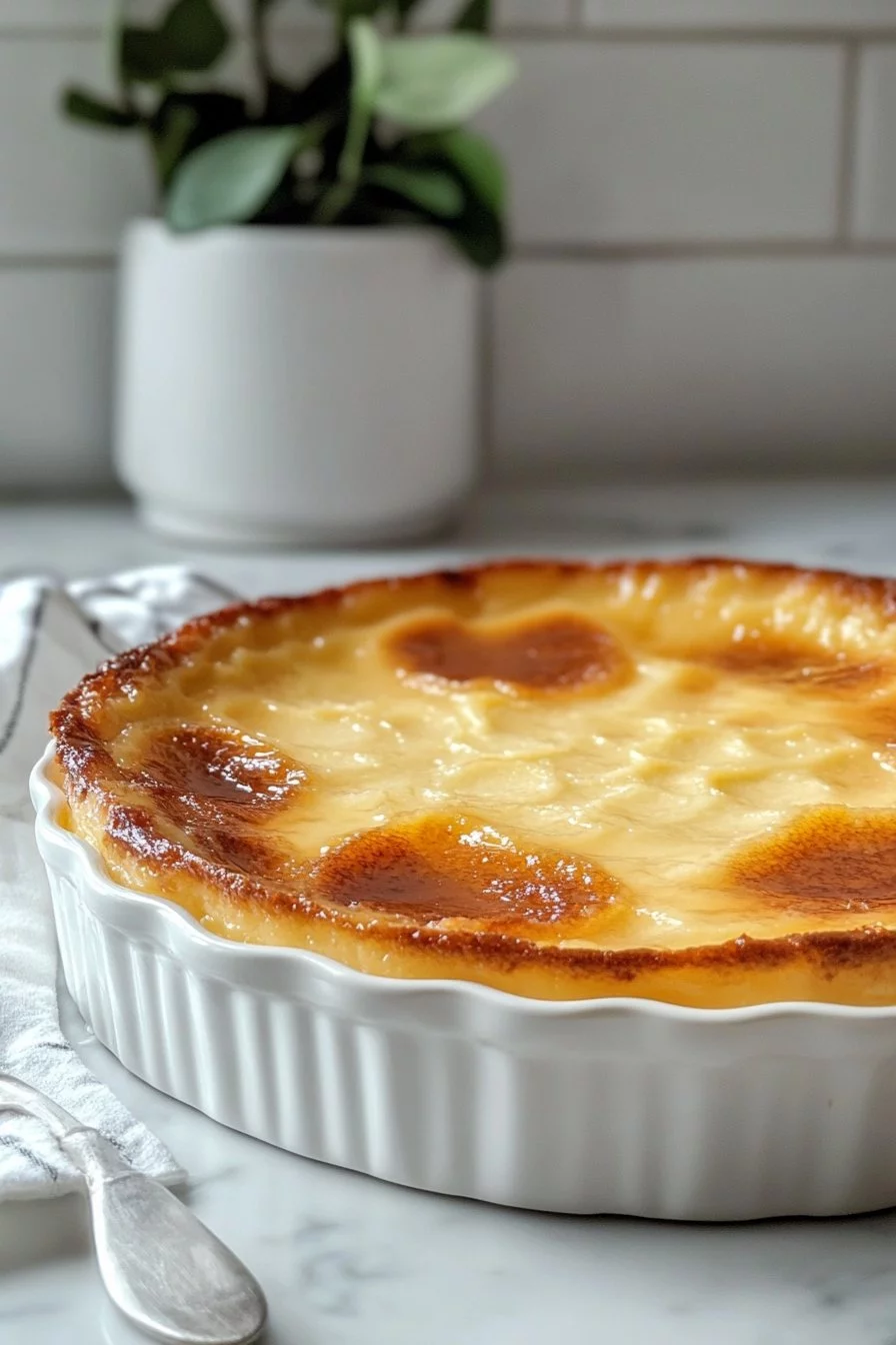 Flan aux pommes au yaourt