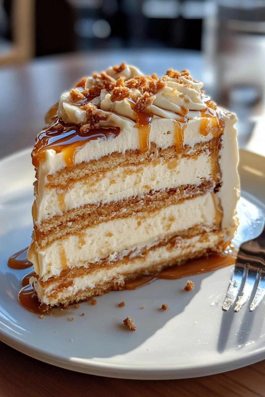 Gâteau au caramel crémeux