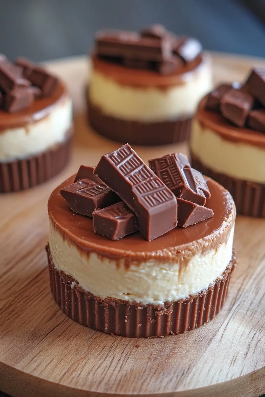 Mini Cheesecakes Kit Kat