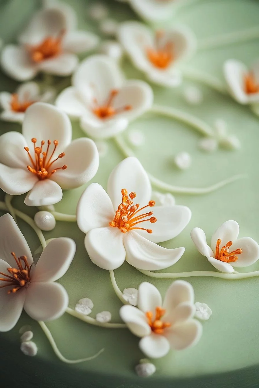 Fondant Pistache et Fleur d'Oranger