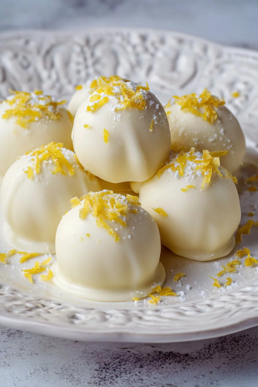 Truffes au citron