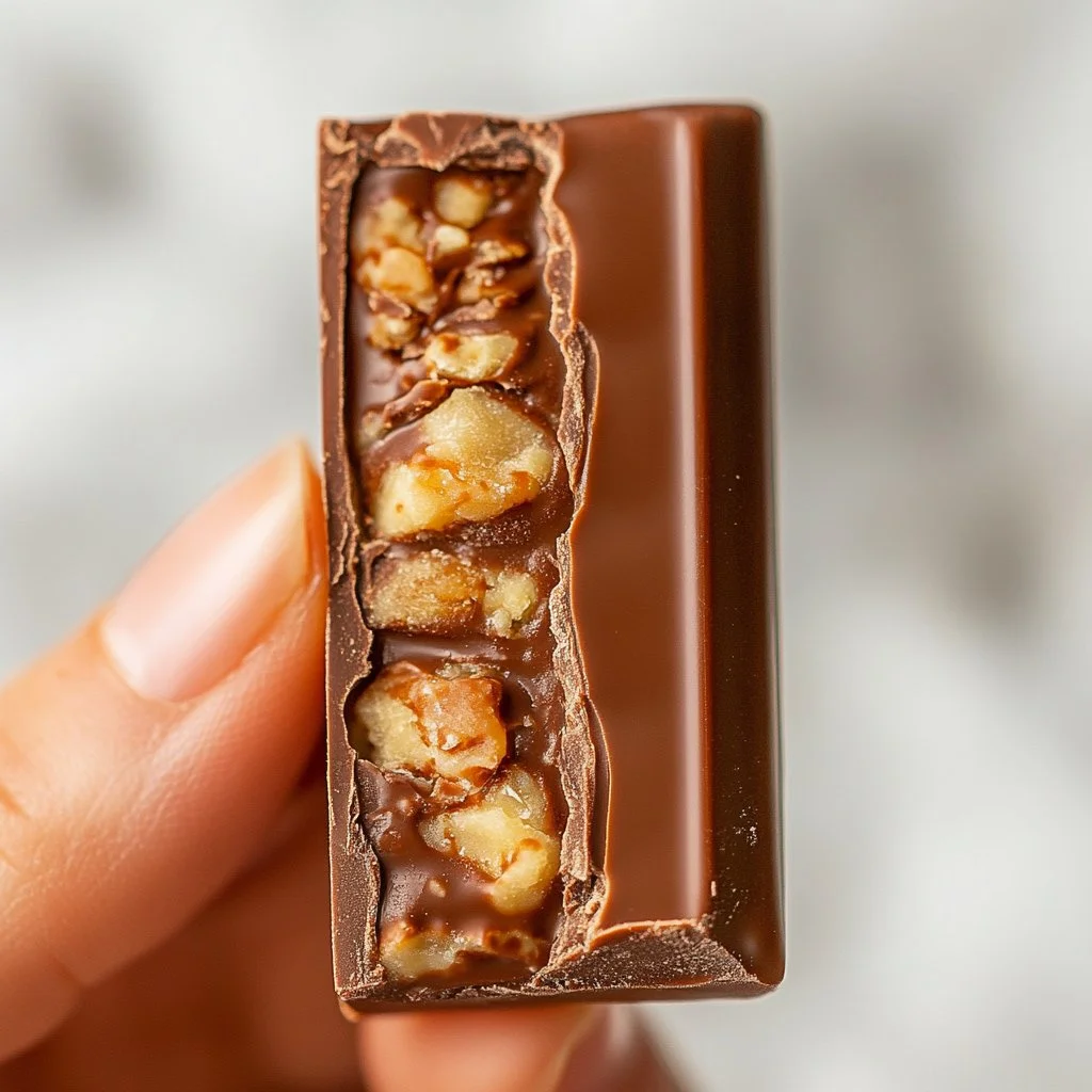 Barres de chocolat croustillantes pour un en-cas délicieux et croquant