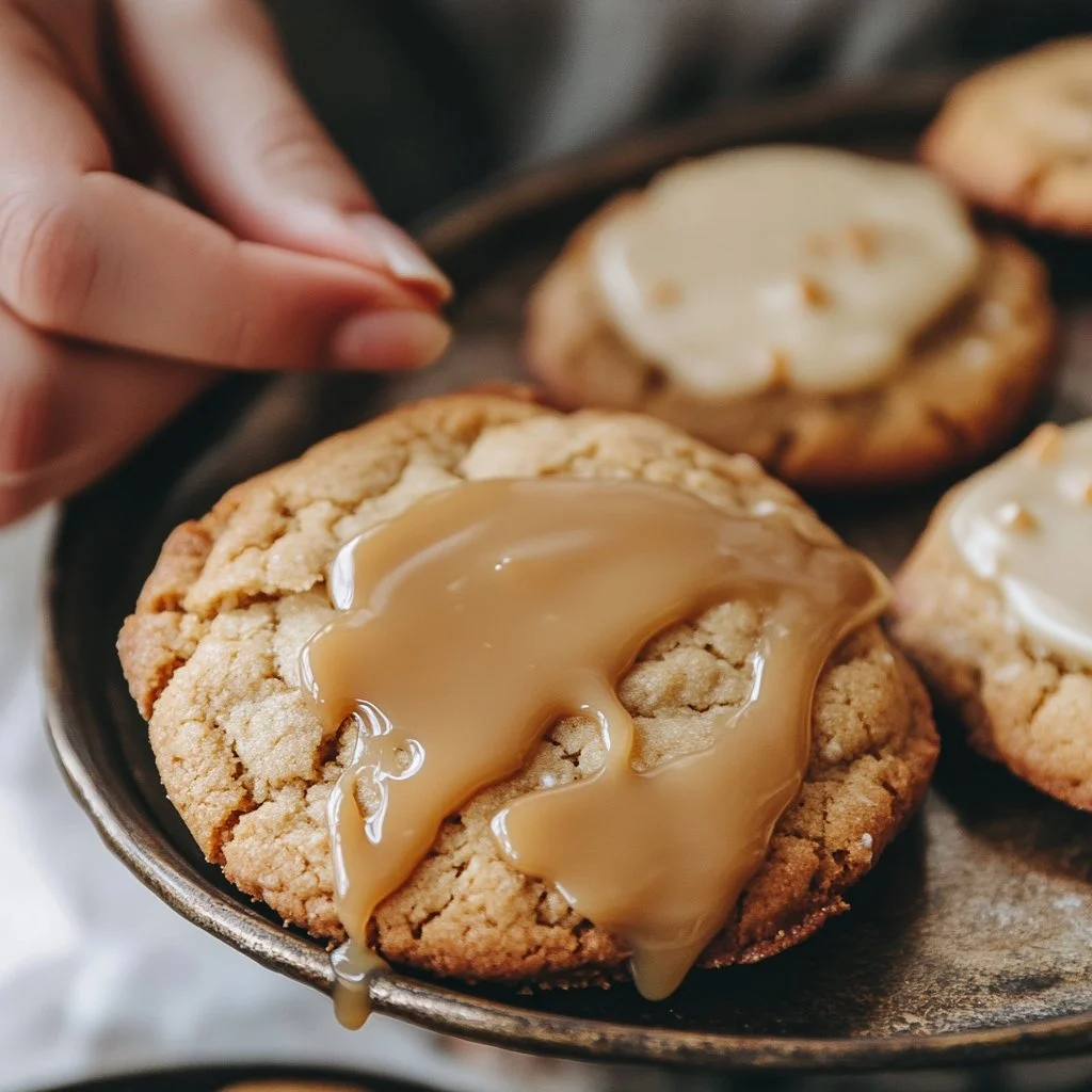 Biscuit au spéculoos et chocolat blanc, une gourmandise délicieuse.