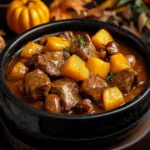 Blanquette de Dinde Automnale au Potiron et Marrons