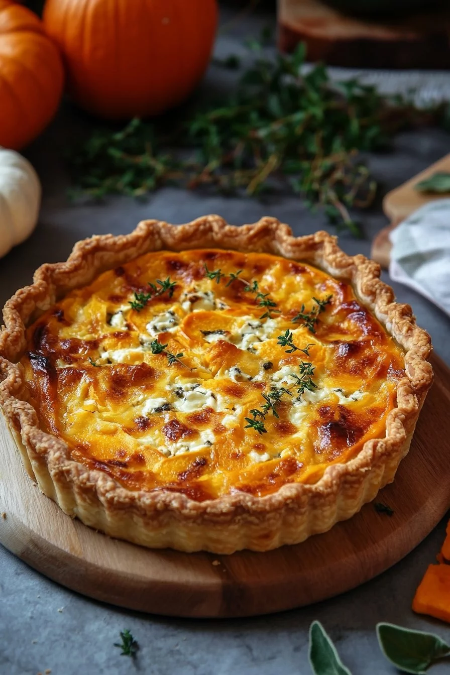 Quiche, Citrouille, Plat Principal, Gorgonzola