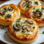 Bouchées aux Champignons Gratinés Croustillants
