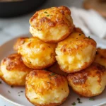 Boulettes de fromage de pommes de terre écrasées