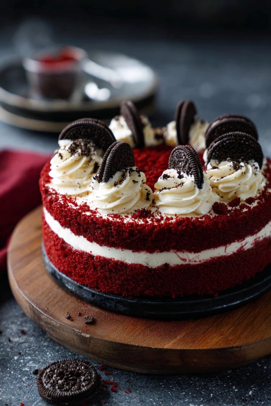 Gâteau Red Velvet Sans Cuisson