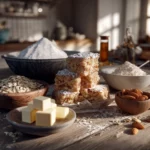 Carrés de crumble aux amandes