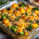 Casserole de quinoa aux légumes et fromage