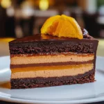 Cheesecake au chocolat et à l'orange