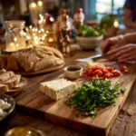 Crostini with ricotta and roasted tomatoes