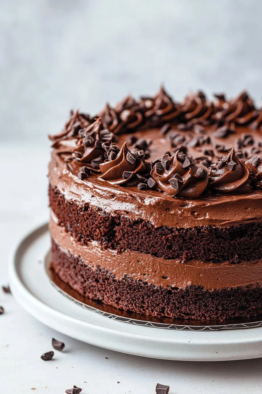 Gâteau au chocolat de Dubaï