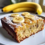 Gâteau magique minceur aux bananes et flocons d’avoine