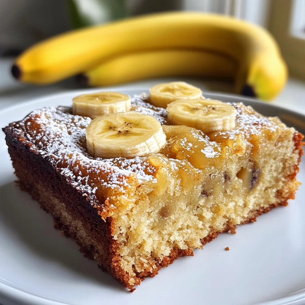 Gâteau magique minceur aux bananes et flocons d'avoine, une recette légère et délicieuse