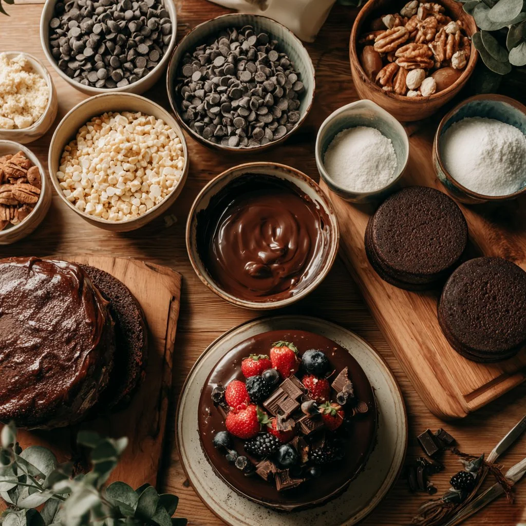 Gâteau Mousse au Triple Chocolat, dessert crémeux et chocolaté