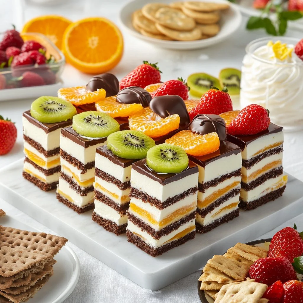 Gâteaux miniatures fouettés sans cuisson, élégants et simples à réaliser