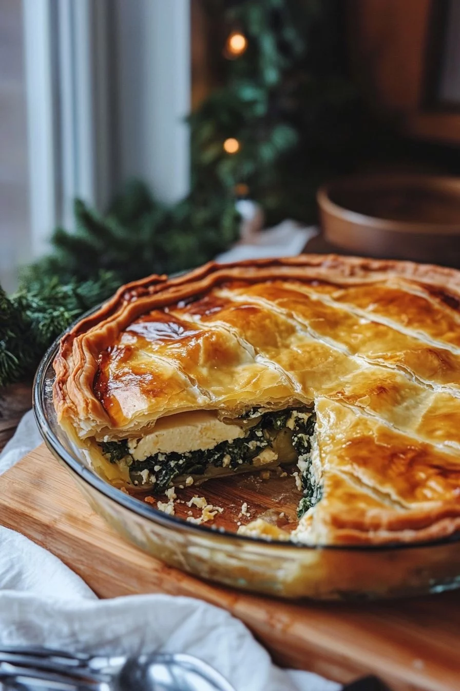 Tourte Grecque Aux Épinards Et À La Feta