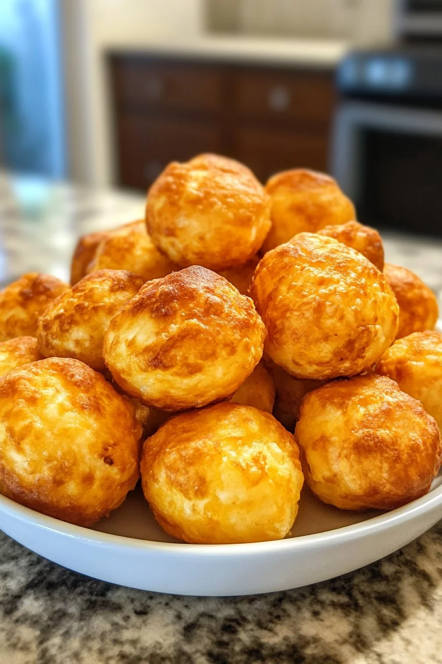 Puffs de pommes de terre au fromage