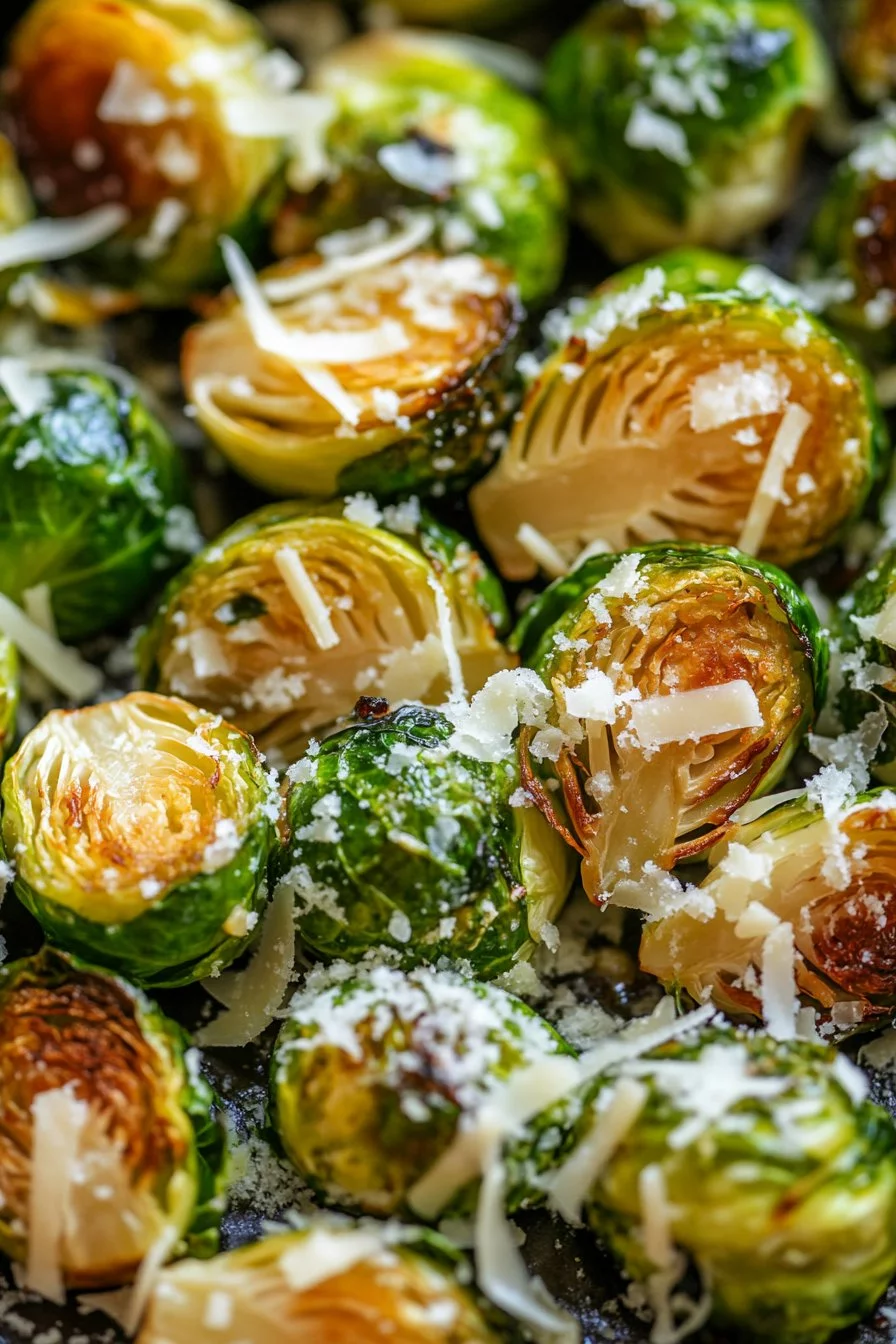 Choux de Bruxelles Rôtis à l'Ail et au Parmesan : Une Recette Incroyable Ultime