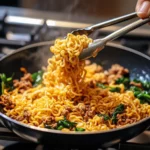 Nouilles Ramen au Bœuf en Une Seule Poêle