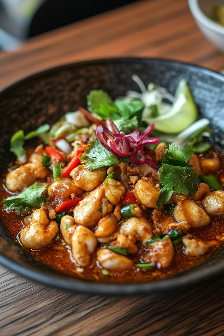 Plat de rue thaïlandais classique