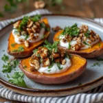 Patate Douce Rôtie au Yaourt et Miel