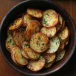 Pommes de terre tranchées à la friteuse à air