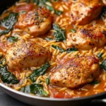 Poulet Crémeux à l'Orzo