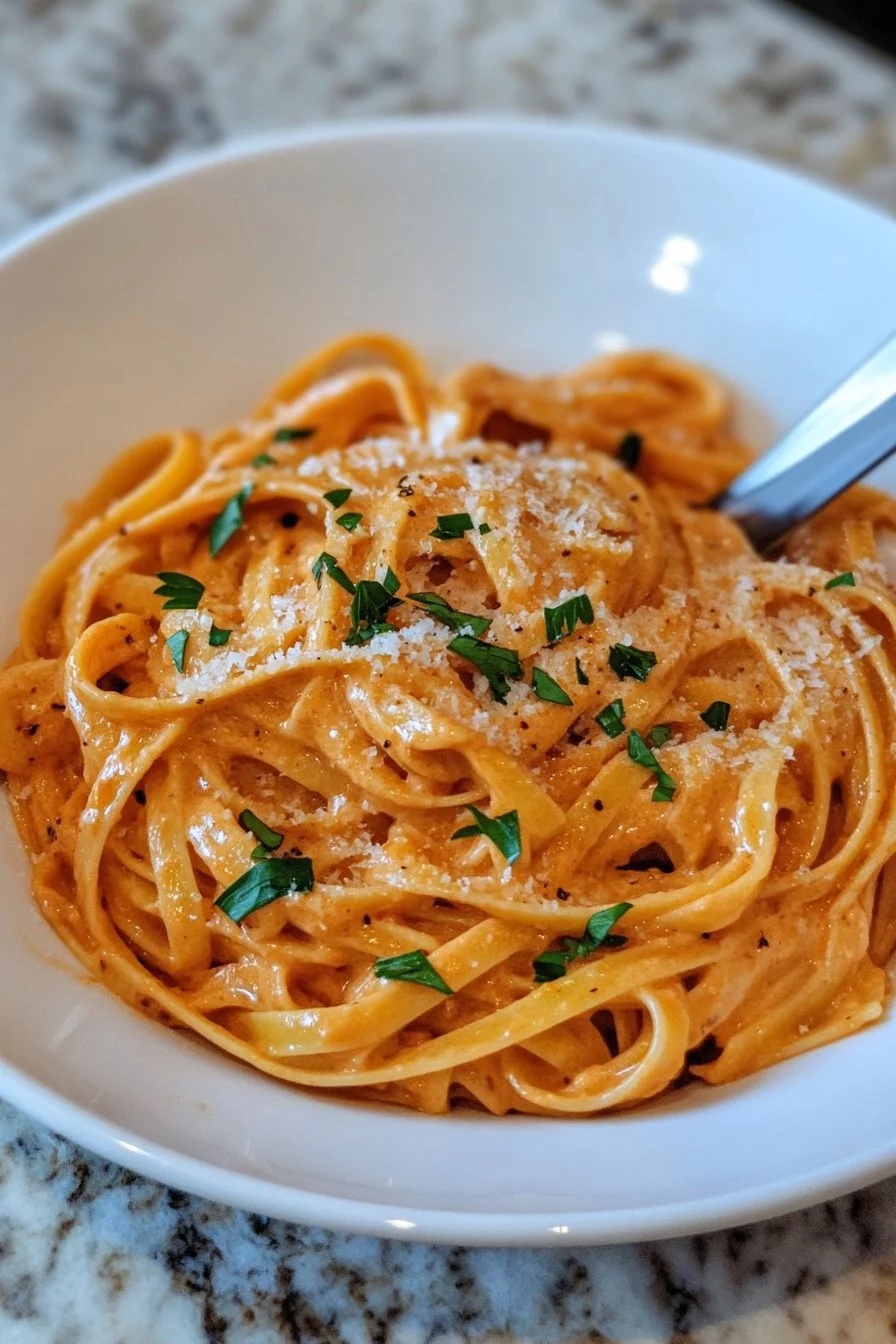 Creamy Pasta with Roasted Peppers