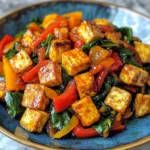 Sauté de légumes d'automne avec tofu