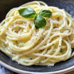 Spaghetti à la Crème de Courgette