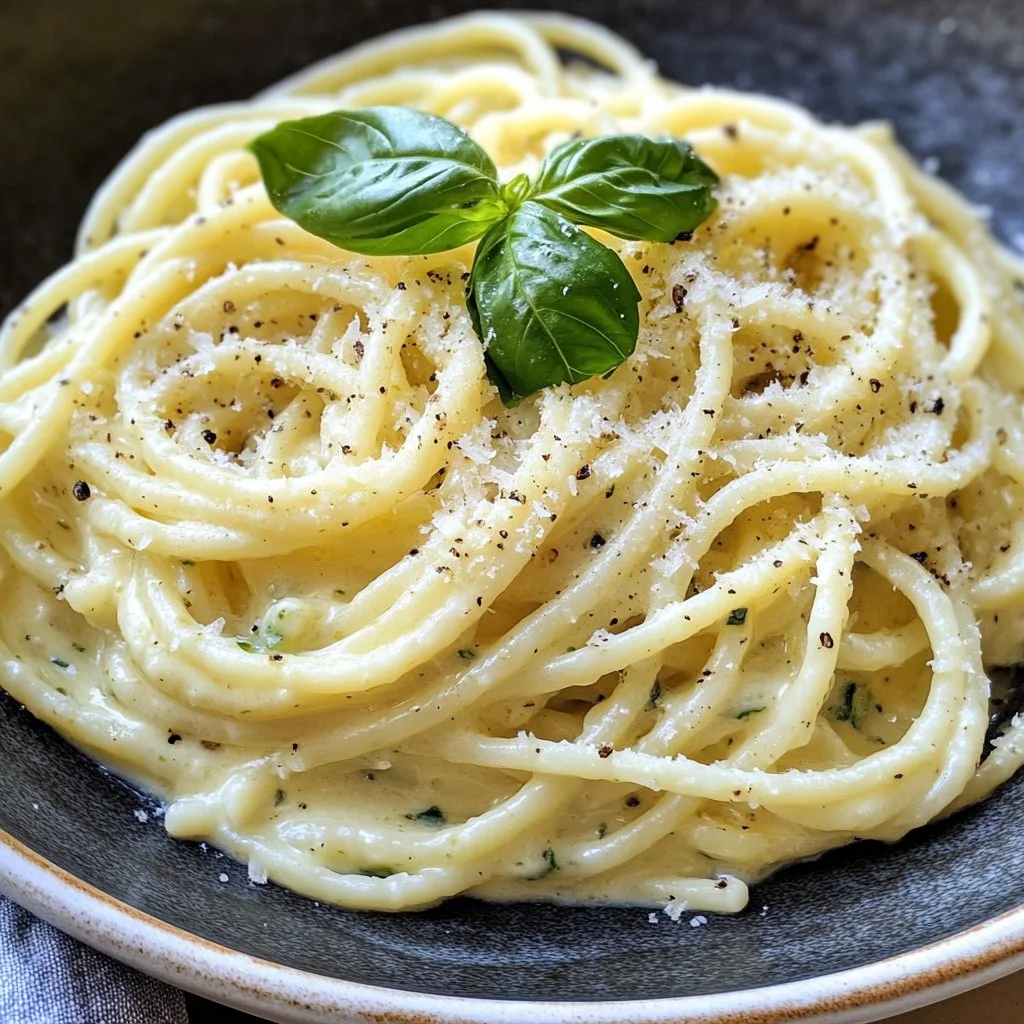 Spaghetti à la crème de courgette, plat savoureux et sain