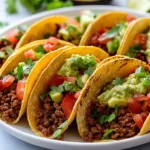 Tacos de boeuf haché