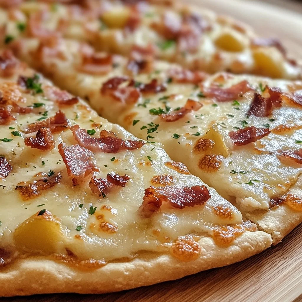 Tarte aux Pommes de Terre et Camembert, un plat savoureux et réconfortant