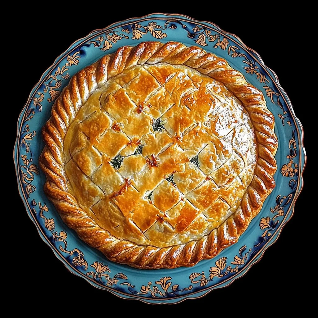 Tourte grecque aux épinards et à la feta, savoureuse et appétissante.