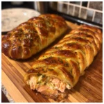 Tresse feuilletée saumon boursin