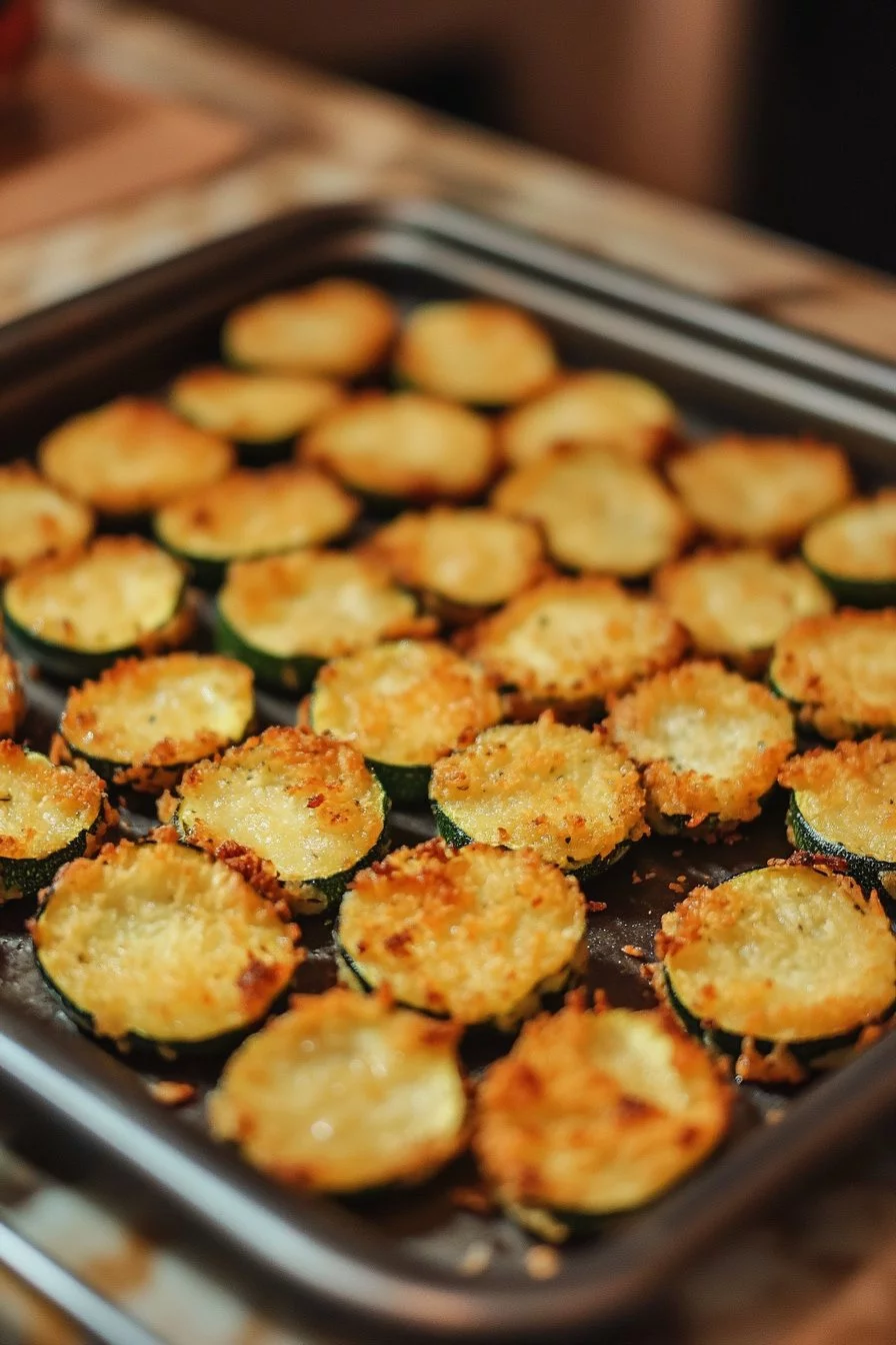 Courgettes en bouchées croustillantes