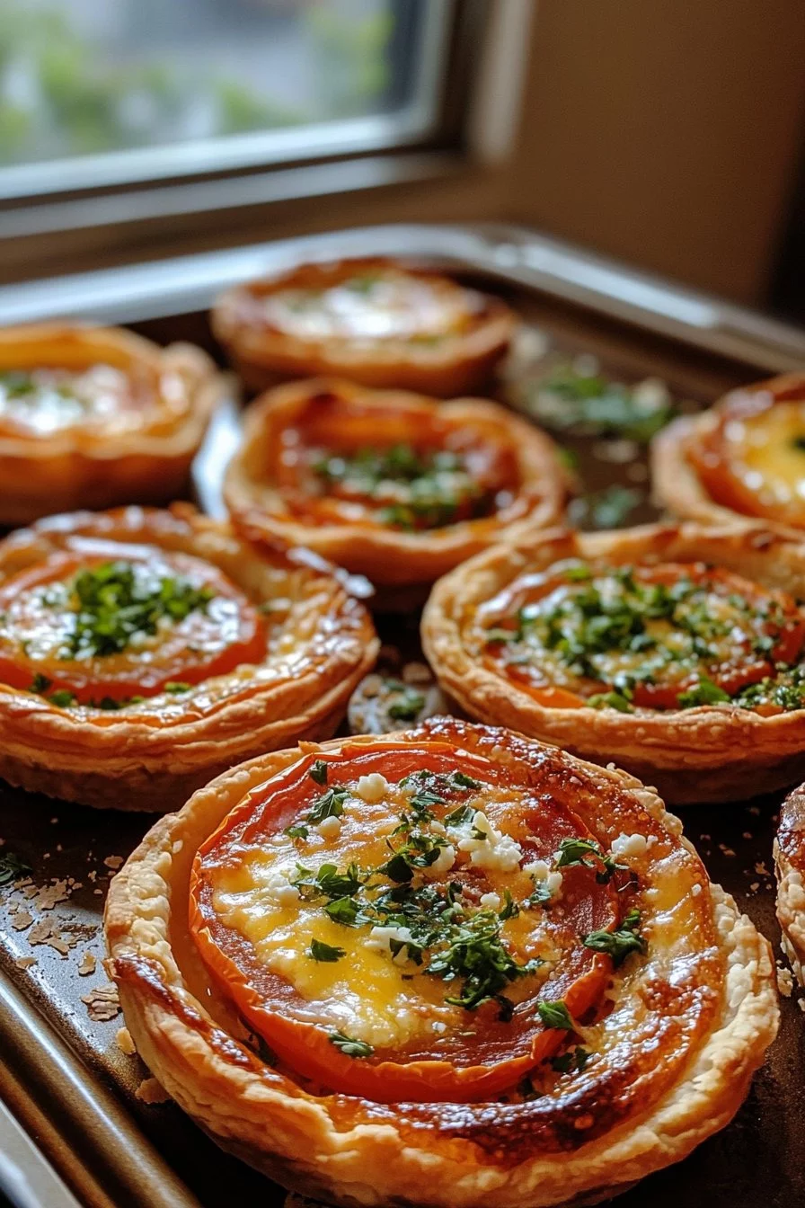 Tartelettes au Chorizo, Tomate et Chèvre