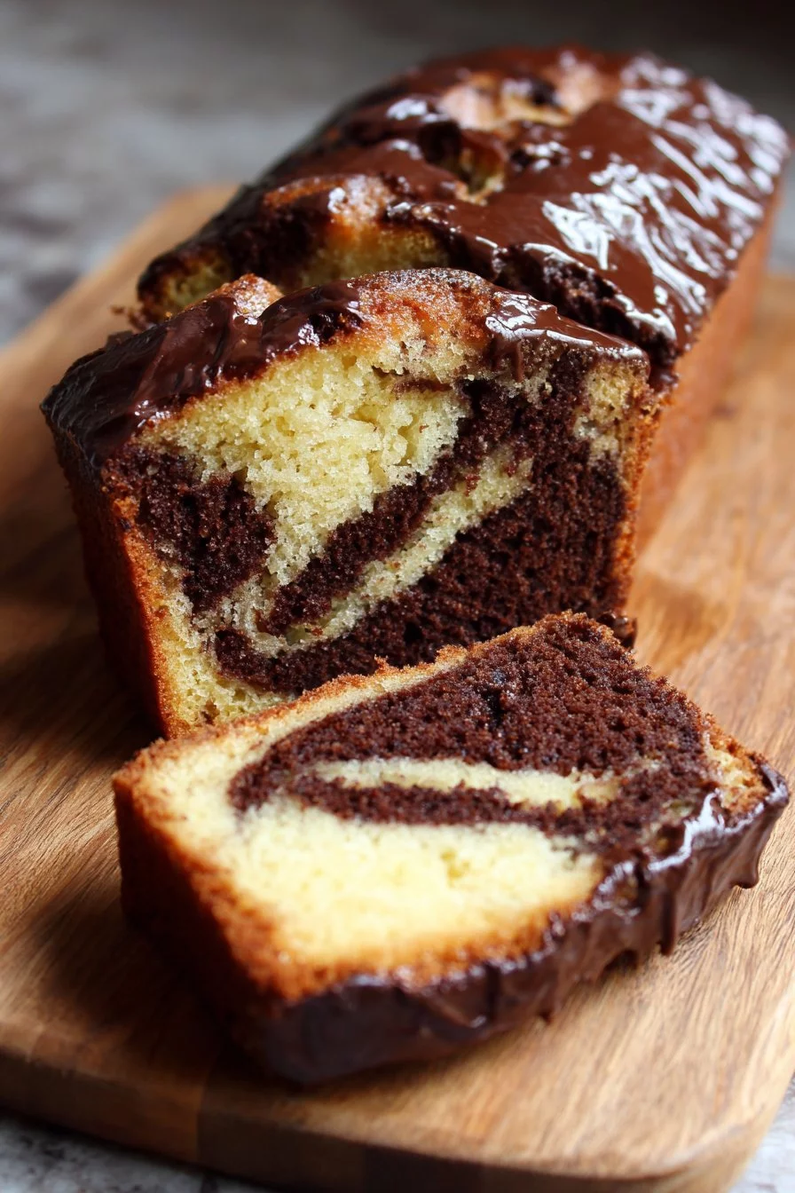 Cake Marbré au Chocolat