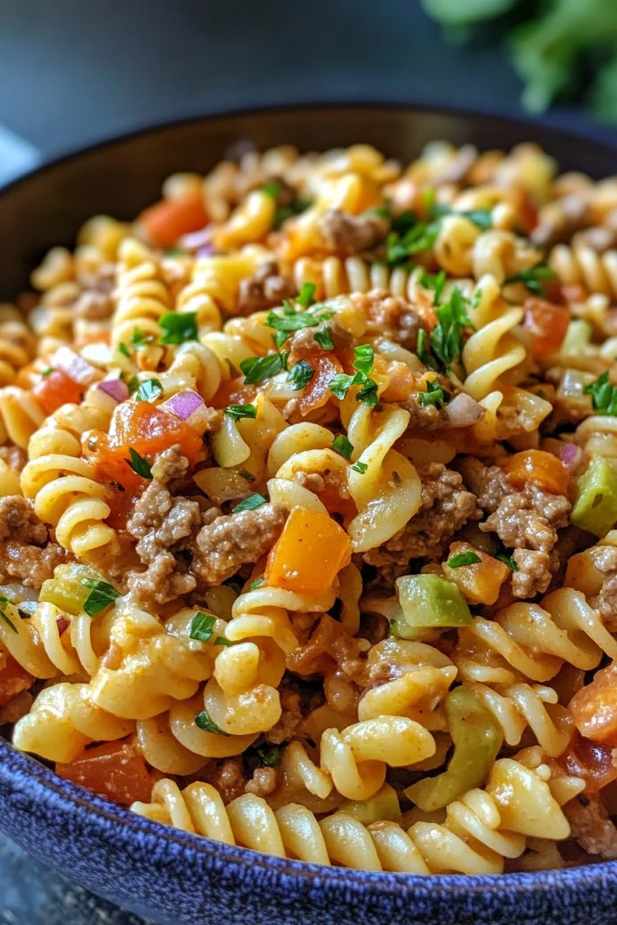 Salade de pâtes Big Mac