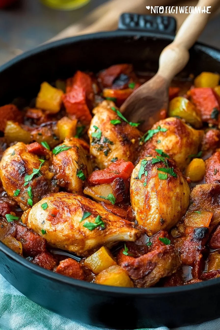 Poulet Basquaise au Chorizo
