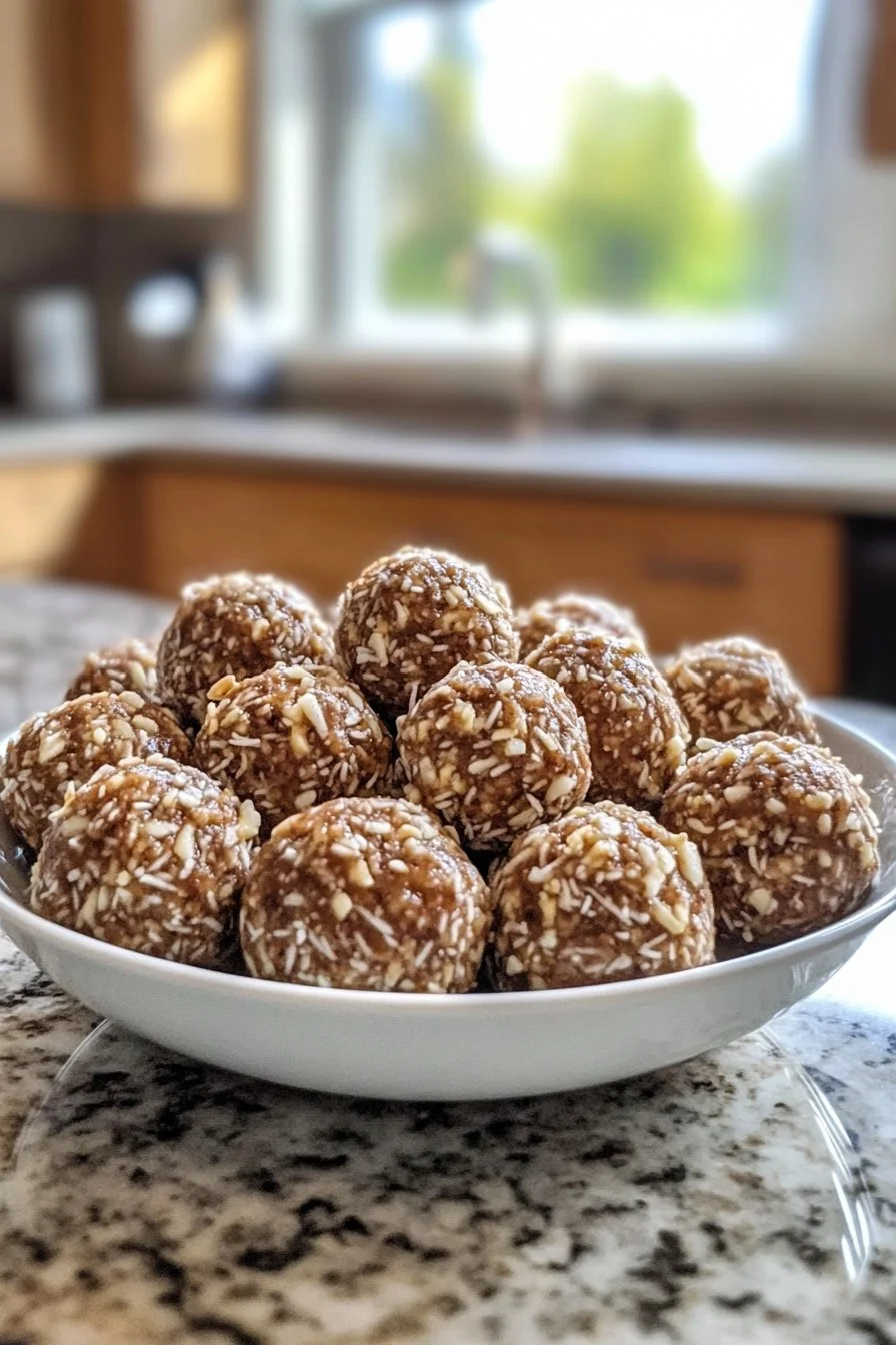 Boules d'énergie au beurre de cacahuète
