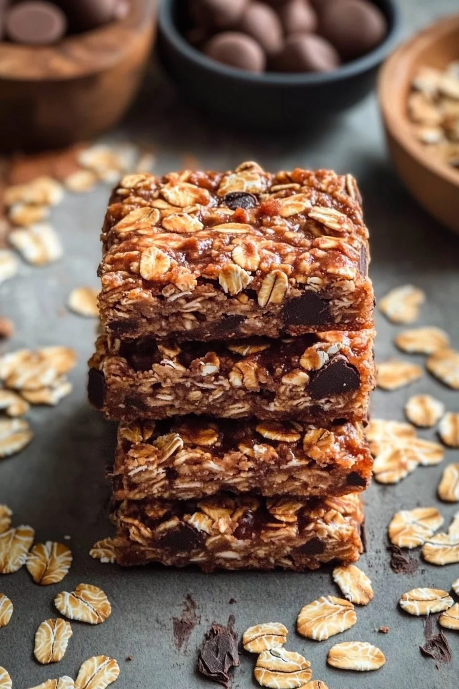 Oat and Chocolate Flake Bars