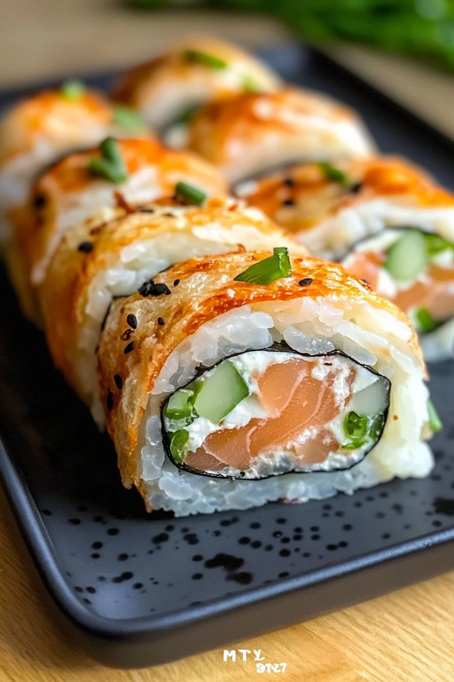 Roulé de pommes de terre et saumon